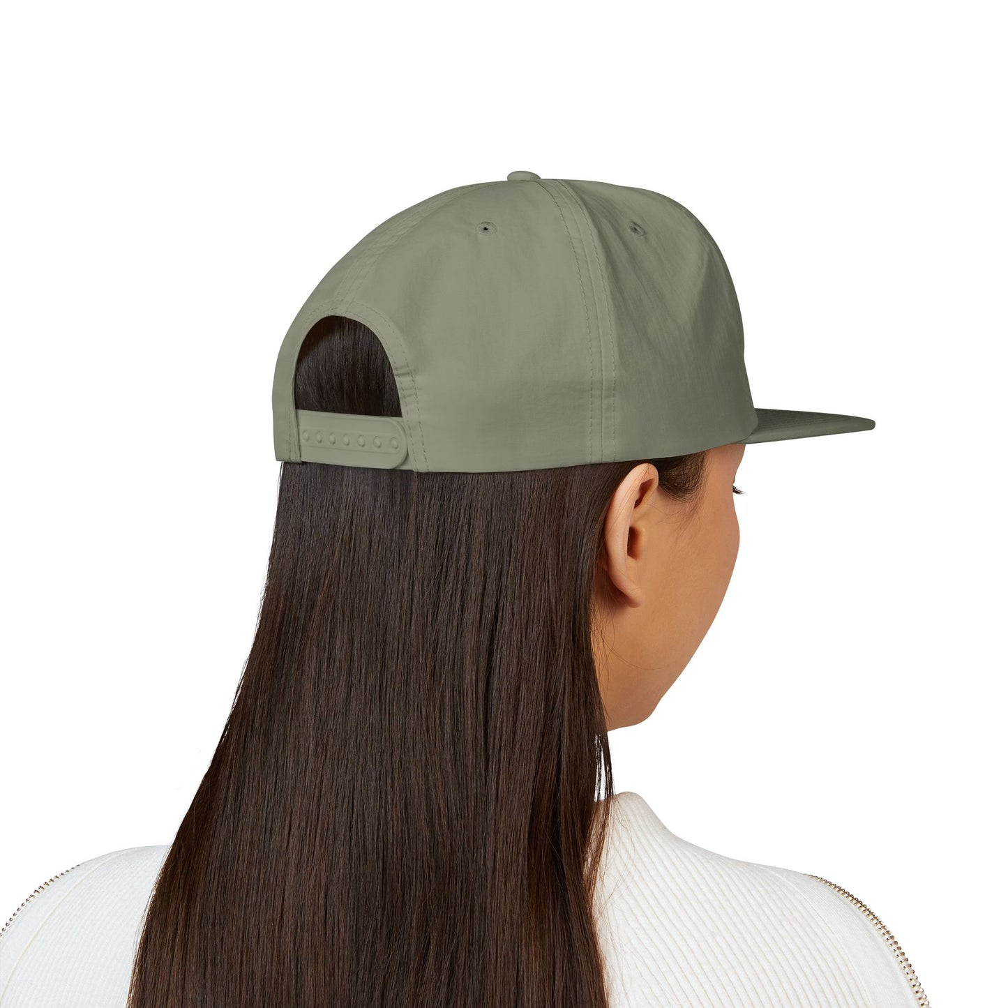 Prolite Surf Cap – Black Little Dude Logo (Recycled Nylon)