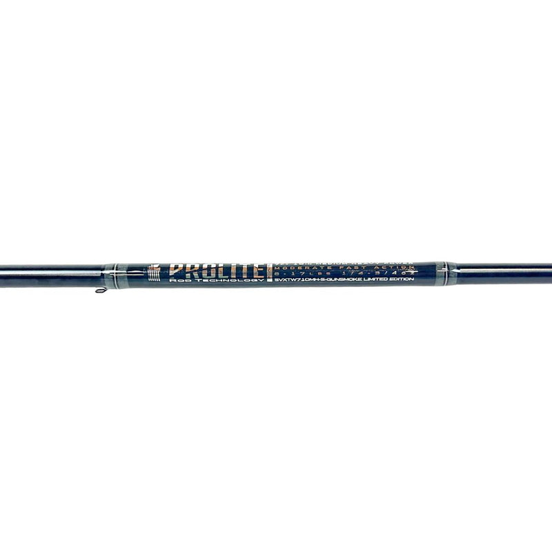 Prolite 7'10" Salmon & Steelhead Twitching Spinning Rod 8–17 lb | Medium Heavy Moderate Fast SVX "Gun Smoke" Limited Edition