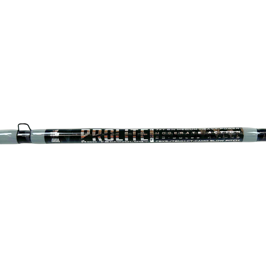 Carbon X Slow Pitch 7'6" 25-50# Medium Heavy | Camo Trim | Casting Trigger | Graphite R/S