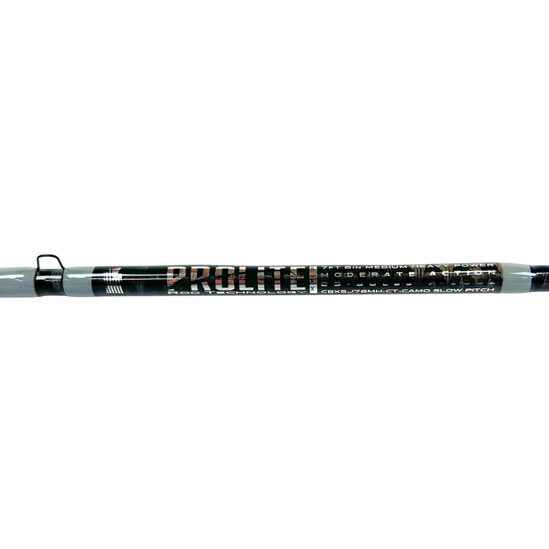 Prolite 7'6" Slow Pitch Jigging Rod 25–50 lb | Medium Heavy Carbon X Casting (Trigger, Graphite Reel Seat)