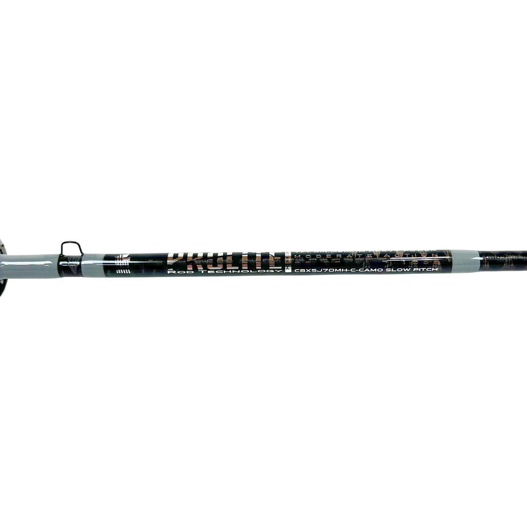 Carbon X Slow Pitch 7'0" 25-50# Medium Heavy | Camo Trim | Casting