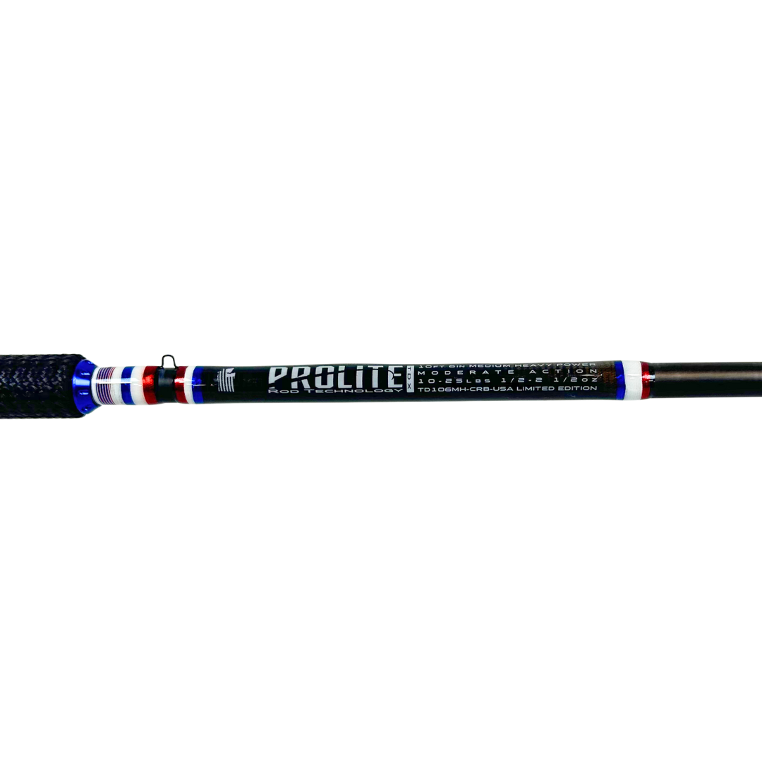 Takedown Casting Bulletproof Style 10'6” 10-25# Medium Heavy Power- "USA"