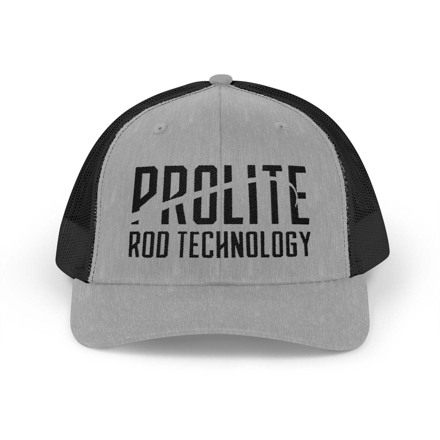 Snapback Trucker Cap Black Prolite Logo Mid-Profile Fit Breathable Mesh Back Adjustable