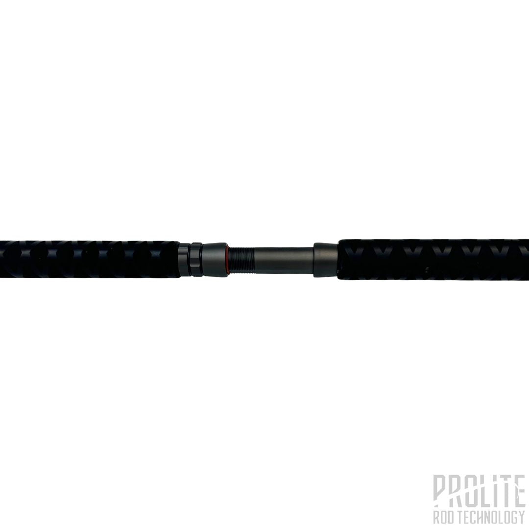 SELECT BLEND HALIBUT 5'8" 50-100# XTRA HEAVY SPIRAL WRAP (GREY TRIM)