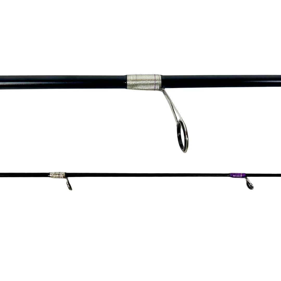 SVX SALMON TWITCH/ HOVER ROD 7'6" 8-12# LIGHT XTRA FAST SPINNING | LIMITED EDITION "PURP"