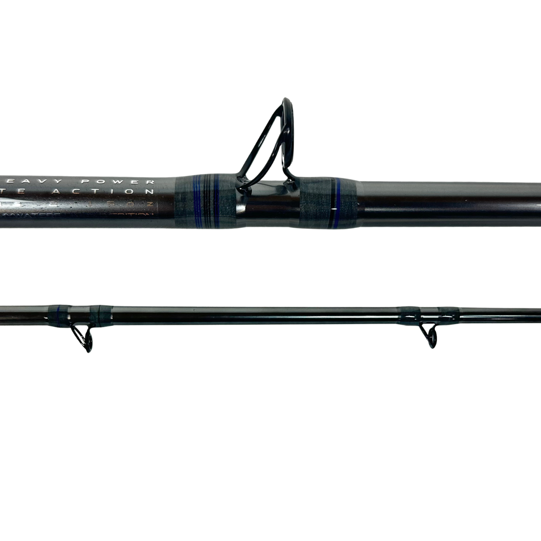 SELECT BLEND HALIBUT 6'6" 30-60# HEAVY SPIRAL WRAP - "Stormy Waters" Edition