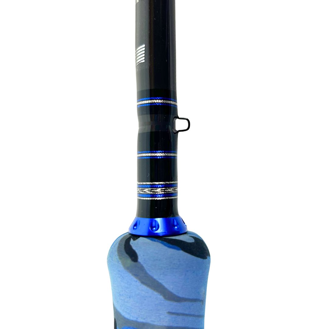 Prolite 10'6" Salmon Mooching Rod 10–20 lb | Medium NW Takedown Blue Camo (Islander MR3 Combo)