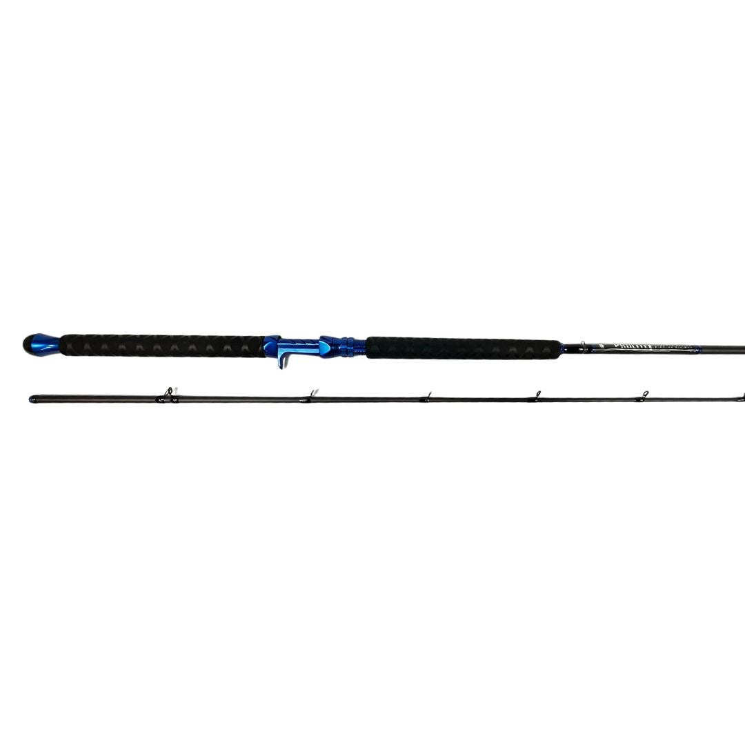 Takedown DR Style 10'6” 12-30# Heavy Power - Blue Trim Package