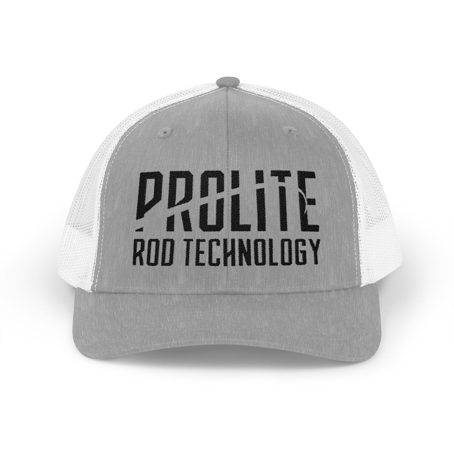 Snapback Trucker Cap Black Prolite Logo Mid-Profile Fit Breathable Mesh Back Adjustable