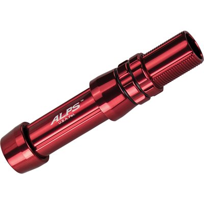 CAH18WCM-R - Wide R/S Center-lock Alum Mach w/cush hood 18-Red