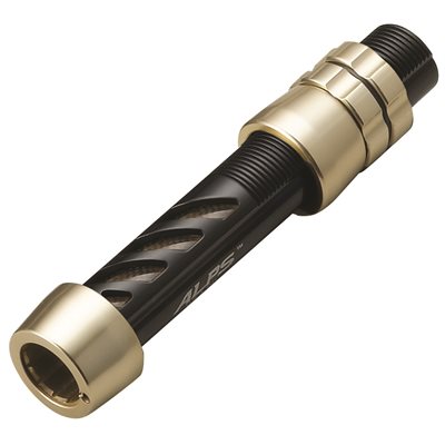 CAH18WLX-WTPG-B/PG - Wide R/S Light Alum w/cushion Tex Pale Gold Insert-Black/Pale Gold