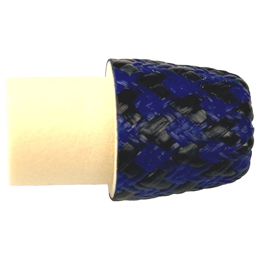FCFB1.75-375-DS/BL — Forecast Dragonscale Carbon Grip Fighting Butt 1.75"-375 Blue (FCFB1.75-375-DS/BL)