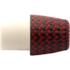 FCFB1.75-375-R - Red-Forecast Carbon Grip Fighting Butt 1.75"-375