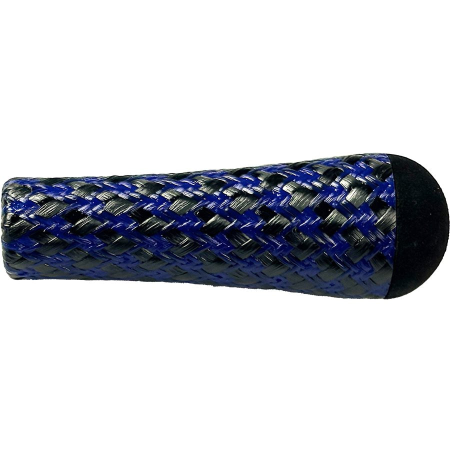 FCFB3.46-375-DS/BL — Forecast Dragonscale Carbon Fighting Butt 3.46" 0.375" Bore With Cap Blue (FCFB3.46-375-DS/BL)
