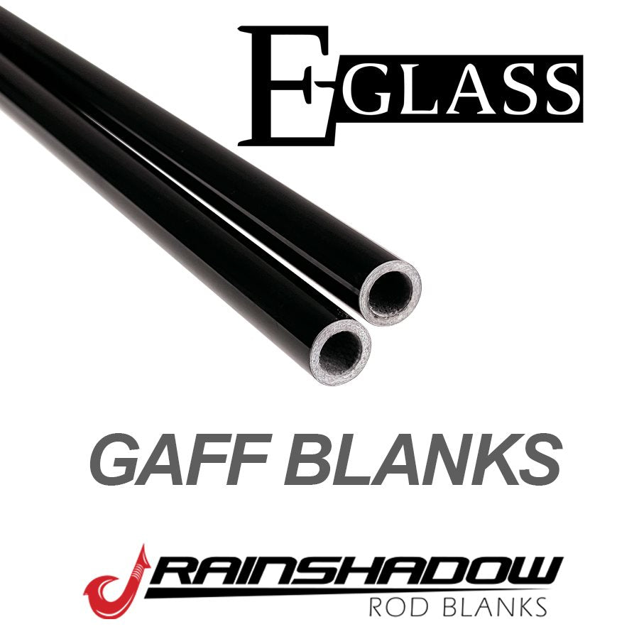 GAFFH64-GB — 1'8" RainShadow E Glass Blank E-Glass Black Gloss (GAFFH64-GB)