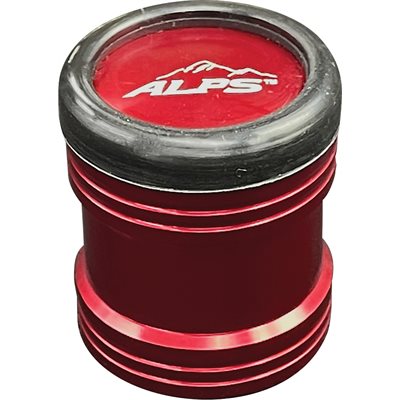 HALBC20-R - Aluminum Butt Cap 20mm - Red