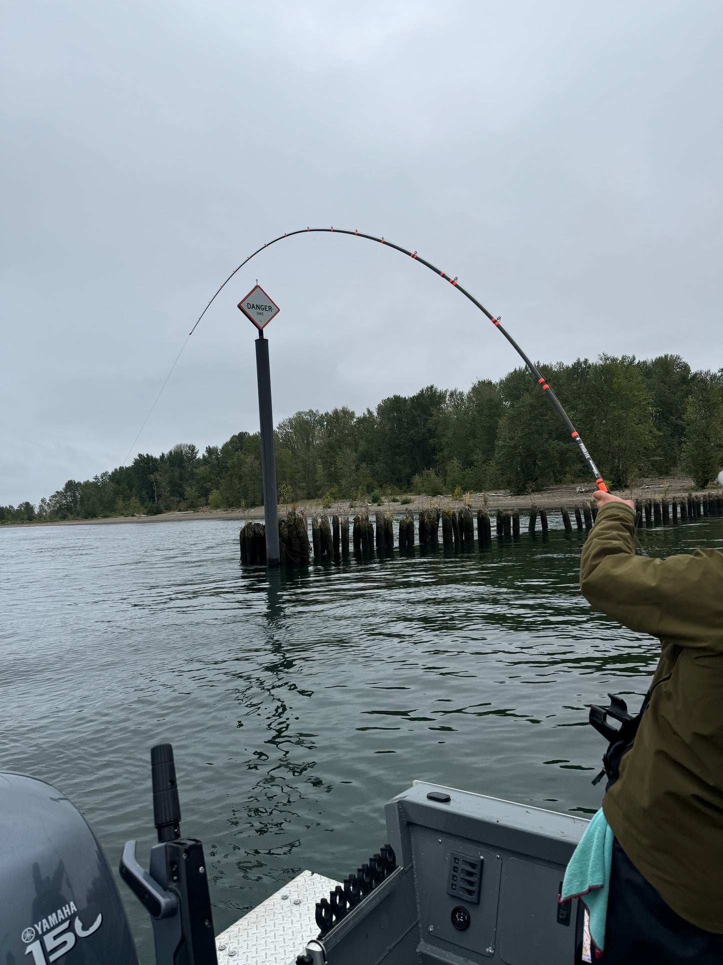 PRT-B10-106H-CG-ORG - Prolite 10'6" 360 Trolling blank 10-30lbs. Heavy Clear Gloss-Orange Tip