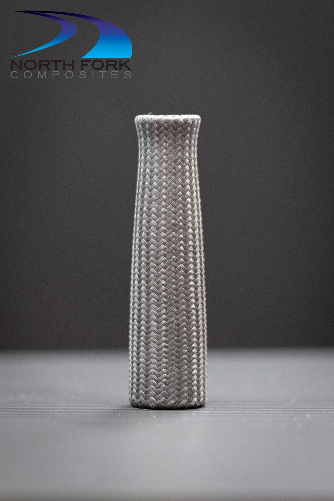 4.0" Tapered Spin Carbon Fiber on Polyurethane Foam Core Split Grip (.375" ID)
