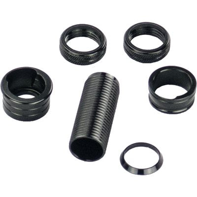 RA701L2SKC-B - #RA7 Alum Skel w/recessed hood & Dbl locking nuts & TR - Black