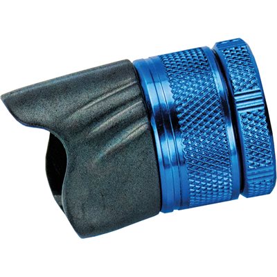 RPD16-DKN-CB - RPD Nut Nylon Graph double knurled - Cobalt Blue