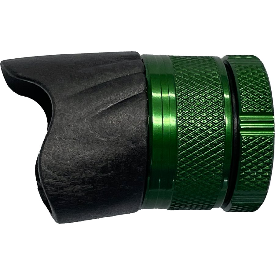 RPD16-DKN-GR - RPD Nut Nylon Graph double knurled - Green