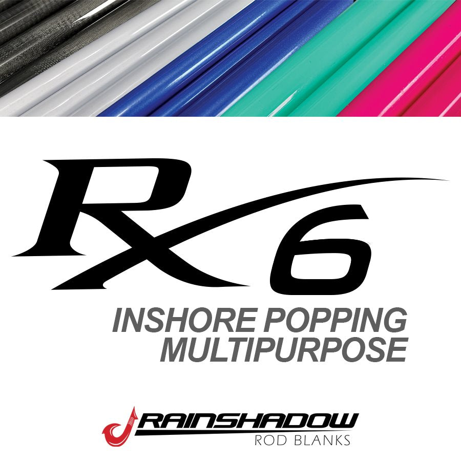 SP721-2CG — 5'0" RainShadow RX6 Spinning Blank Ultra Light Moderate Line 1-4lb. RX6 Graphite Clear Gloss (SP721-2CG)