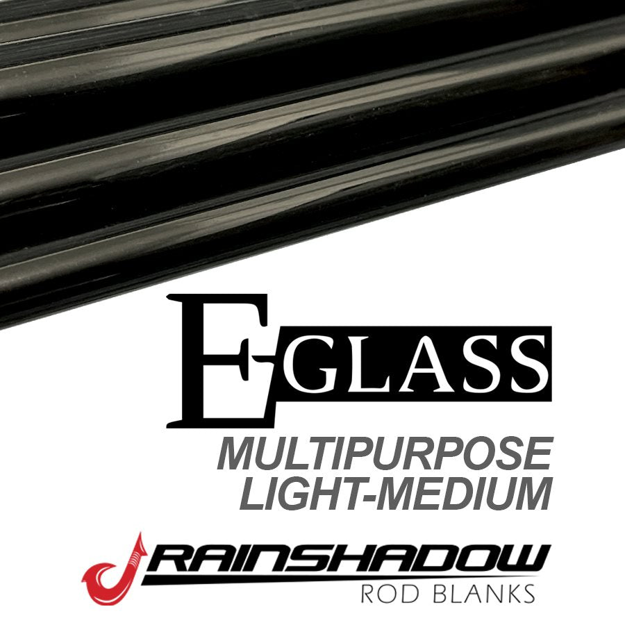 SPG723-GB — 5'0" RainShadow E Glass Spinning Blank Light Moderate Line 2-4lb. E-Glass Black Gloss (SPG723-GB)