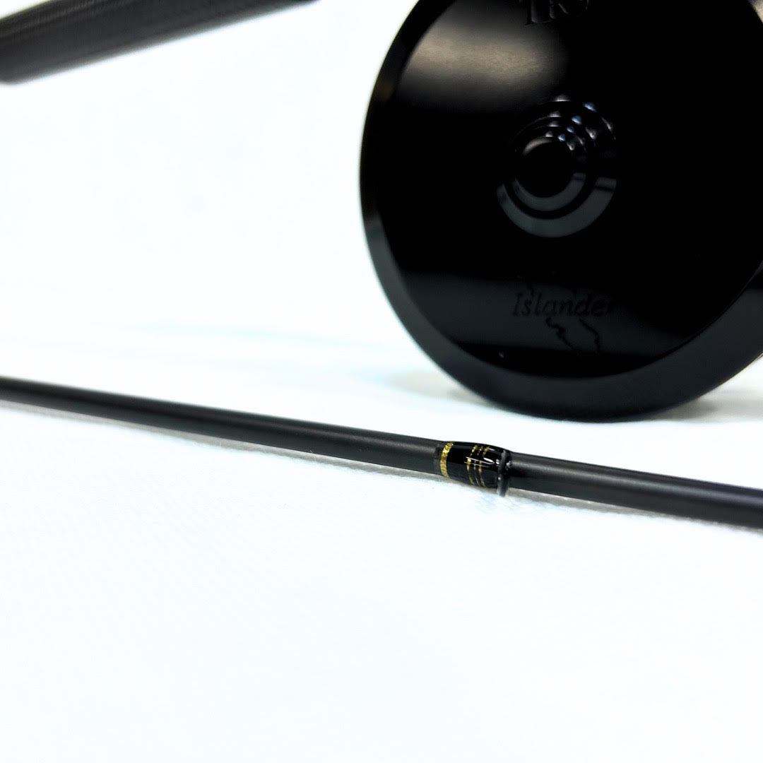 Custom Rod "Gold Barz" Combo with Islander TR3 Mooching Reel