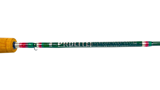 Custom Rainbow Trout Themed 7'6" Ultralight Trout Rod Build | One-of-One Trout Fishing Setup