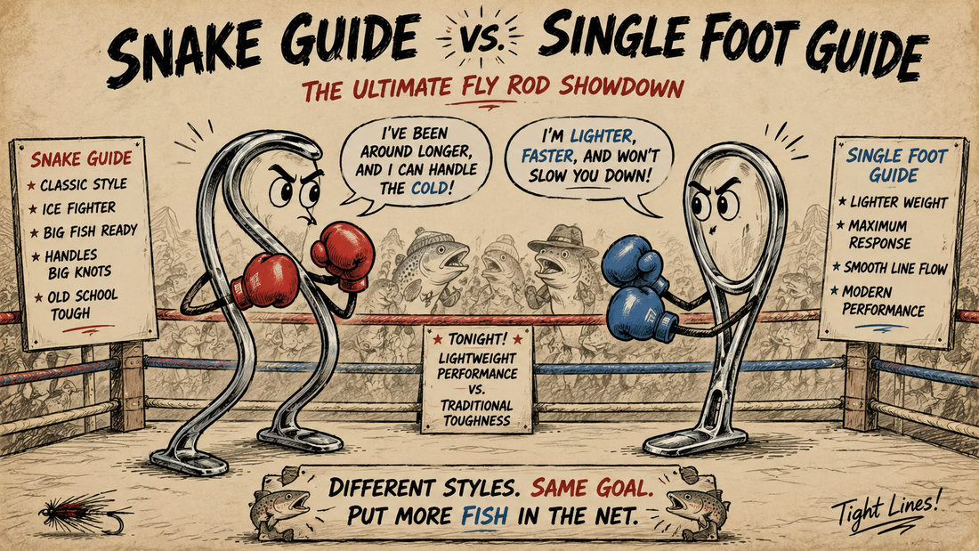 Single Foot Guides vs Snake Guides on Fly Rods: What’s the Biggest Difference?