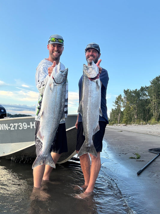 Labor Day at the Columbia River Deadline: Orange Tips, Heavy Lead and a Whole Lot of Chinook