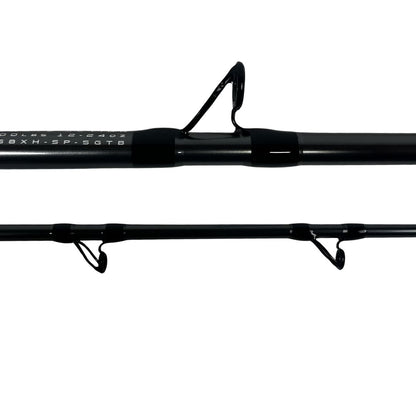 Select Blend Halibut 5'8" 50-100# Xtra Heavy Spiral- "Grey & Black"