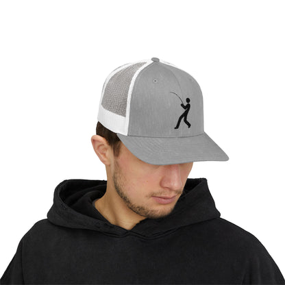 Little Dude Snapback Trucker Cap – Black Logo Edition