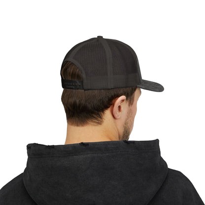 Little Dude Snapback Trucker Cap – Black Logo Edition