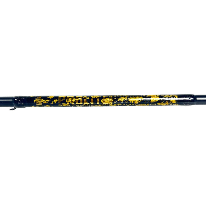 Prolite 9'6" Salmon & Steelhead Spinning Rod 6-10 lb | Light SVX | Black and Gold Flake