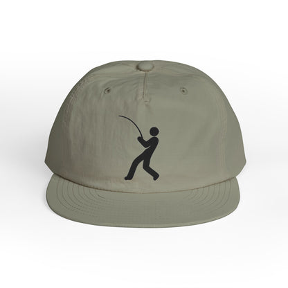 Prolite Surf Cap – Black Little Dude Logo (Recycled Nylon)