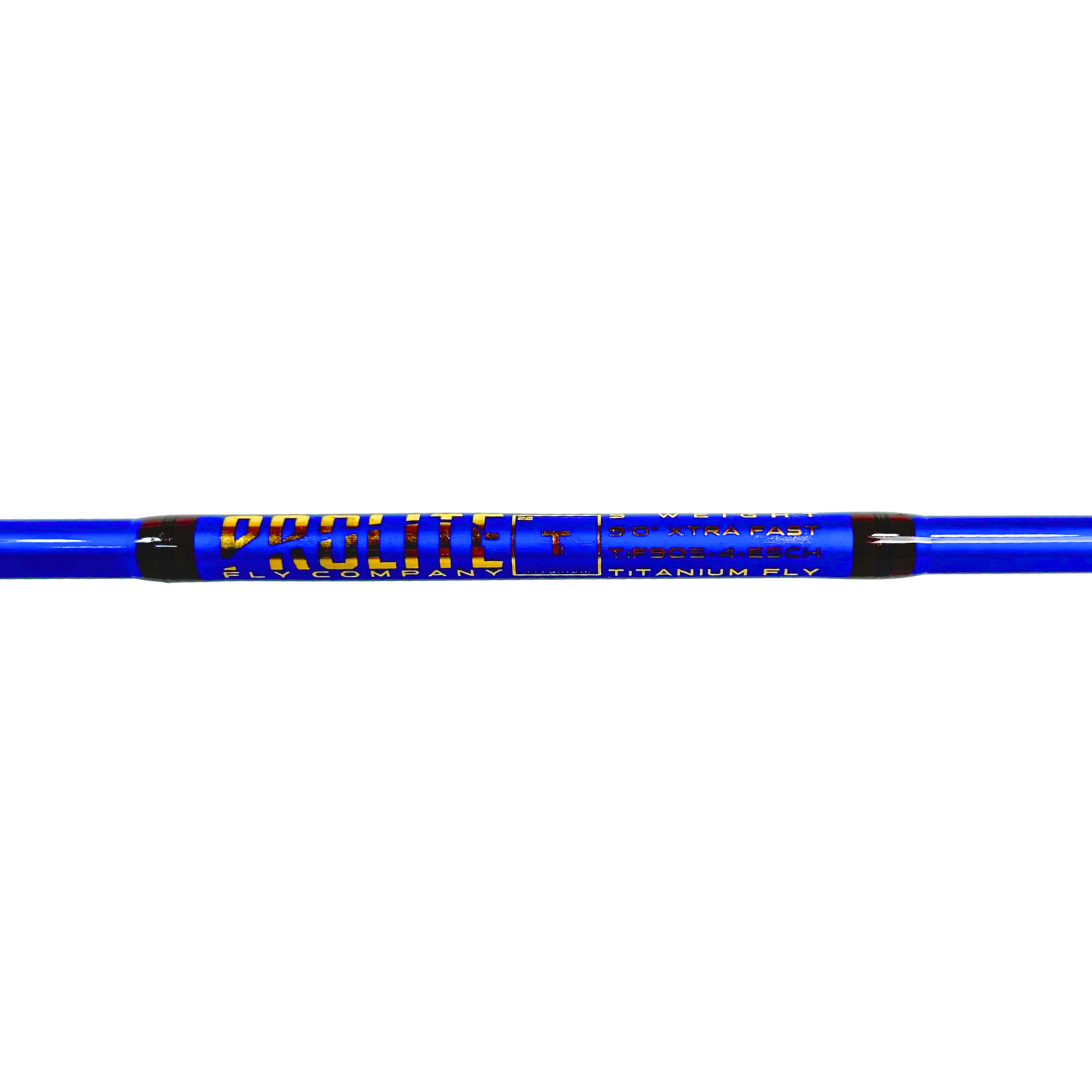 Prolite 9' 5wt Fly Rod 4-Piece | Fast Action Titanium with Carbon Tube | Gold Label Echelon Edition