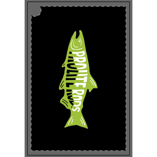 Eco-Friendly Golf Towel - Stylish Fish Design for Fishing Enthusiasts