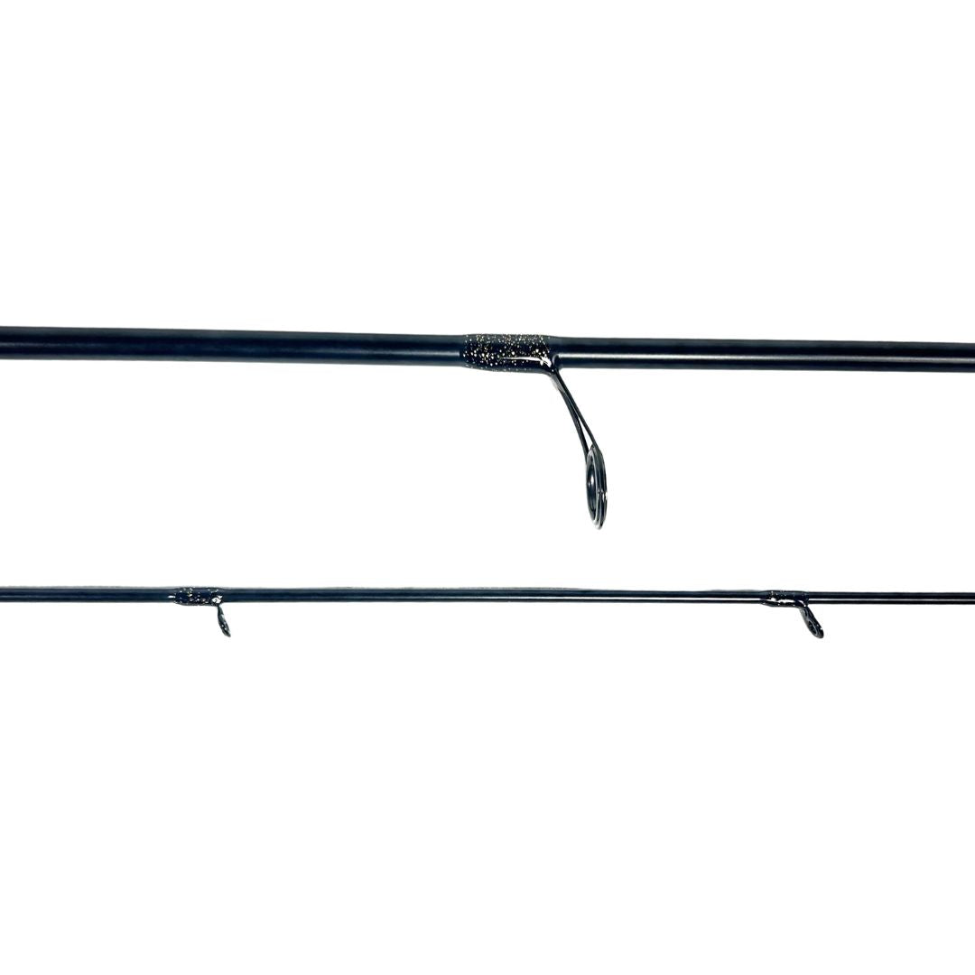 Prolite 9'6" Salmon & Steelhead Spinning Rod 6-10 lb | Light SVX | Black and Gold Flake