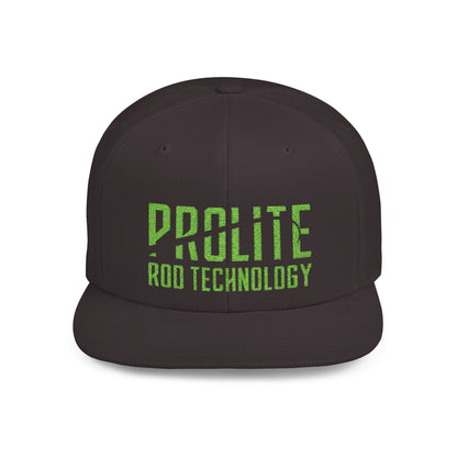 Prolite Rod Technology Flat Bill Snapback Hat - Stylish and Functional Fishing Cap