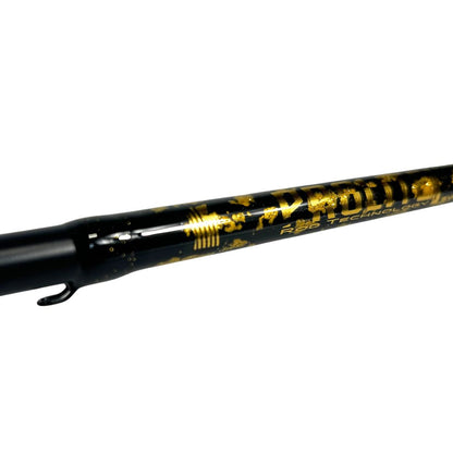 Prolite 9'6" Salmon & Steelhead Spinning Rod 6-10 lb | Light SVX | Black and Gold Flake