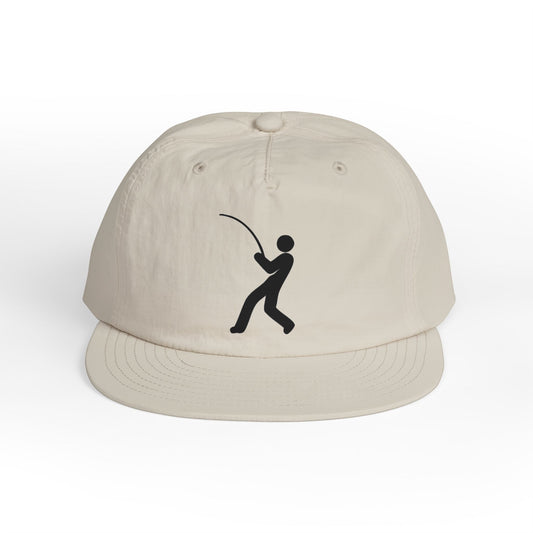 Prolite Surf Cap – Black Little Dude Logo (Recycled Nylon)