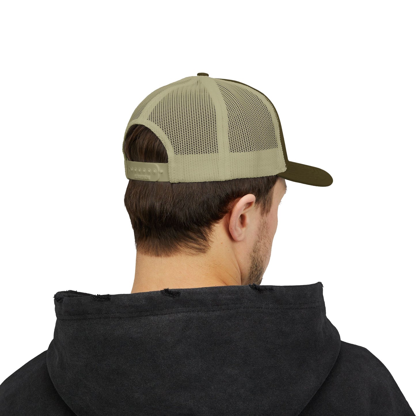 Little Dude Snapback Trucker Cap – Black Logo Edition