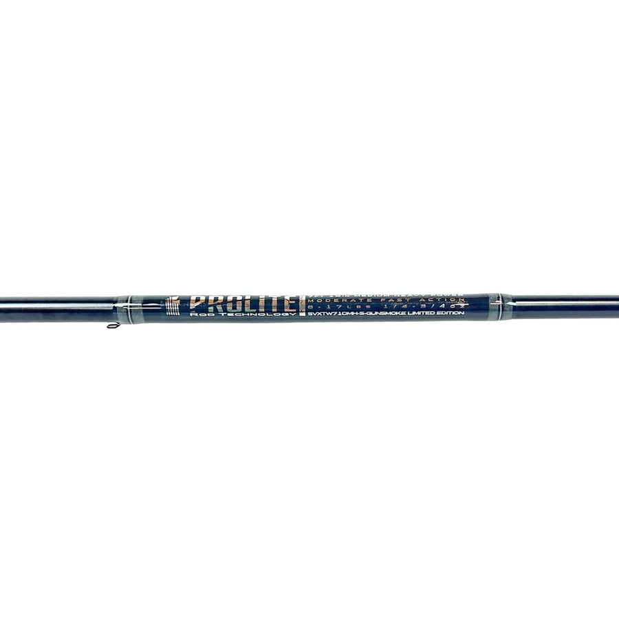 Prolite 7'10" Salmon & Steelhead Twitching Spinning Rod 8–17 lb | Medium Heavy Moderate Fast SVX "Gun Smoke" Limited Edition