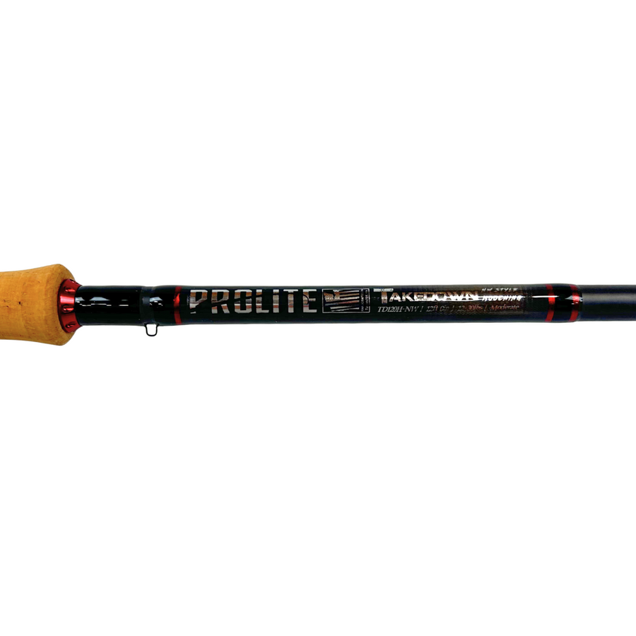 Prolite 12' Salmon Mooching Rod 12–30 lb | Heavy NW Takedown Red Trim