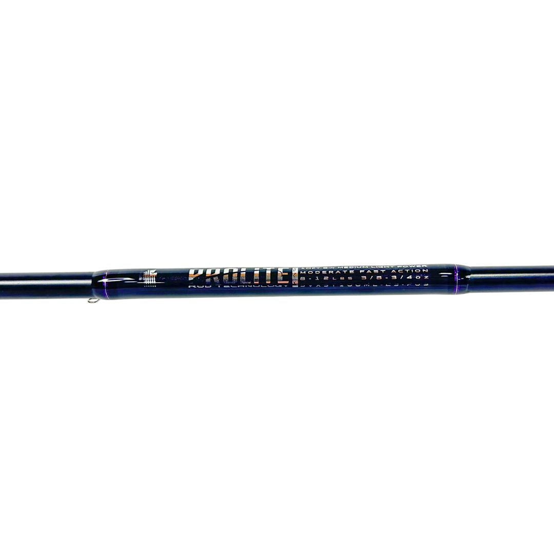 SVX Salmon & Steelhead 10'6” 8-12# Medium Light Spinning Rod- "Purple Silver Black"