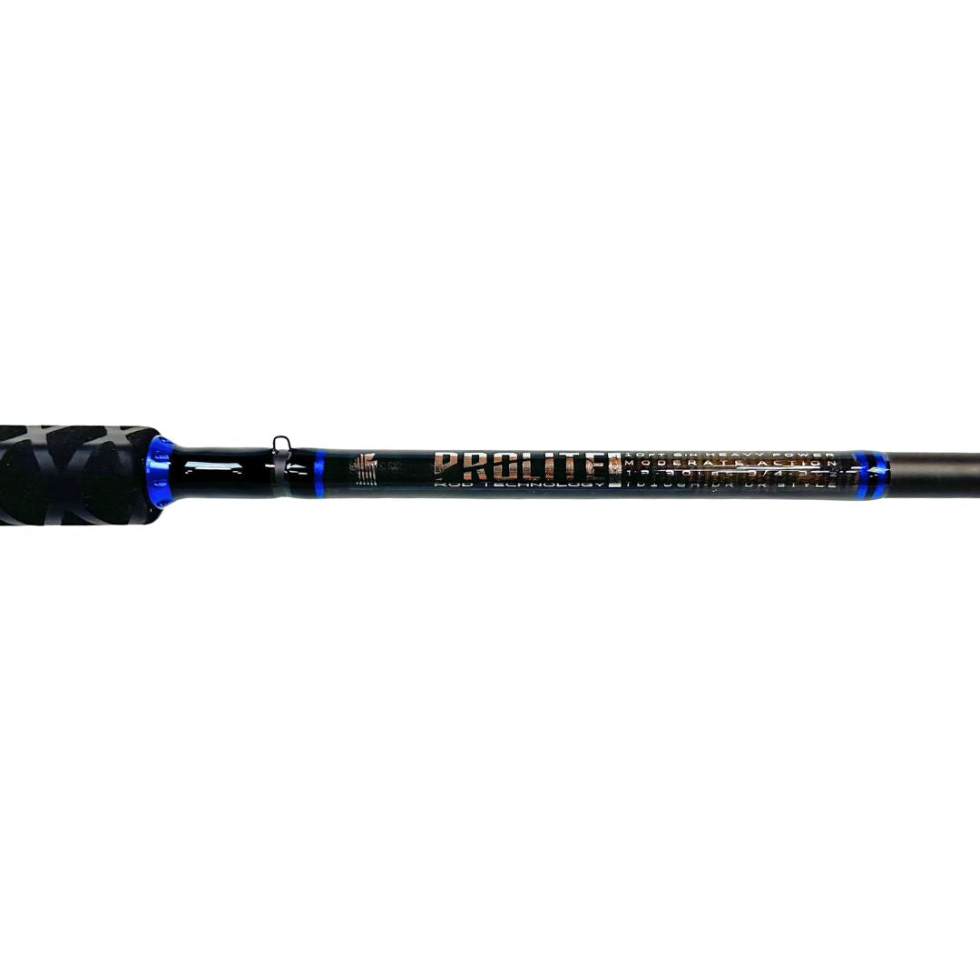 Takedown DR Style 10'6” 12-30# Heavy Power - Blue Trim Package