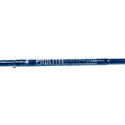 Carbon X Twitch 7’10” 10-17# | Medium Power | Spinning | 2 Piece | Black & Blue