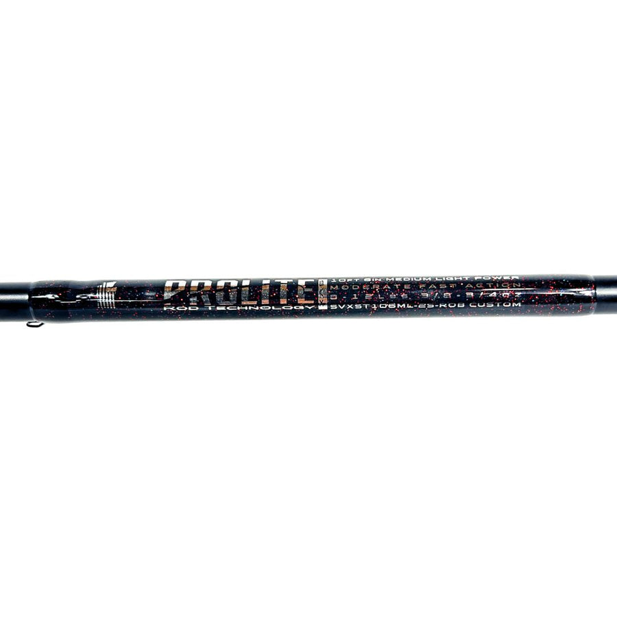 Prolite 10'6" Salmon & Steelhead Float Spinning Rod 8–12 lb | Medium Light | Red & Black Galaxy