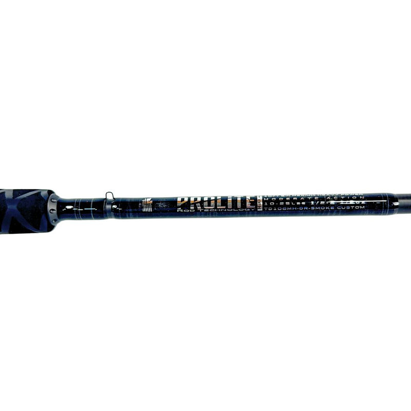 Prolite 10'6" Salmon Downrigger Trolling Rod 10–25 lb | Medium Heavy Takedown DR ("Smoke Signals")